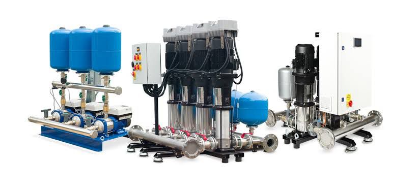 Hydro pneumatic booster, Transfer, Circulation pump sets